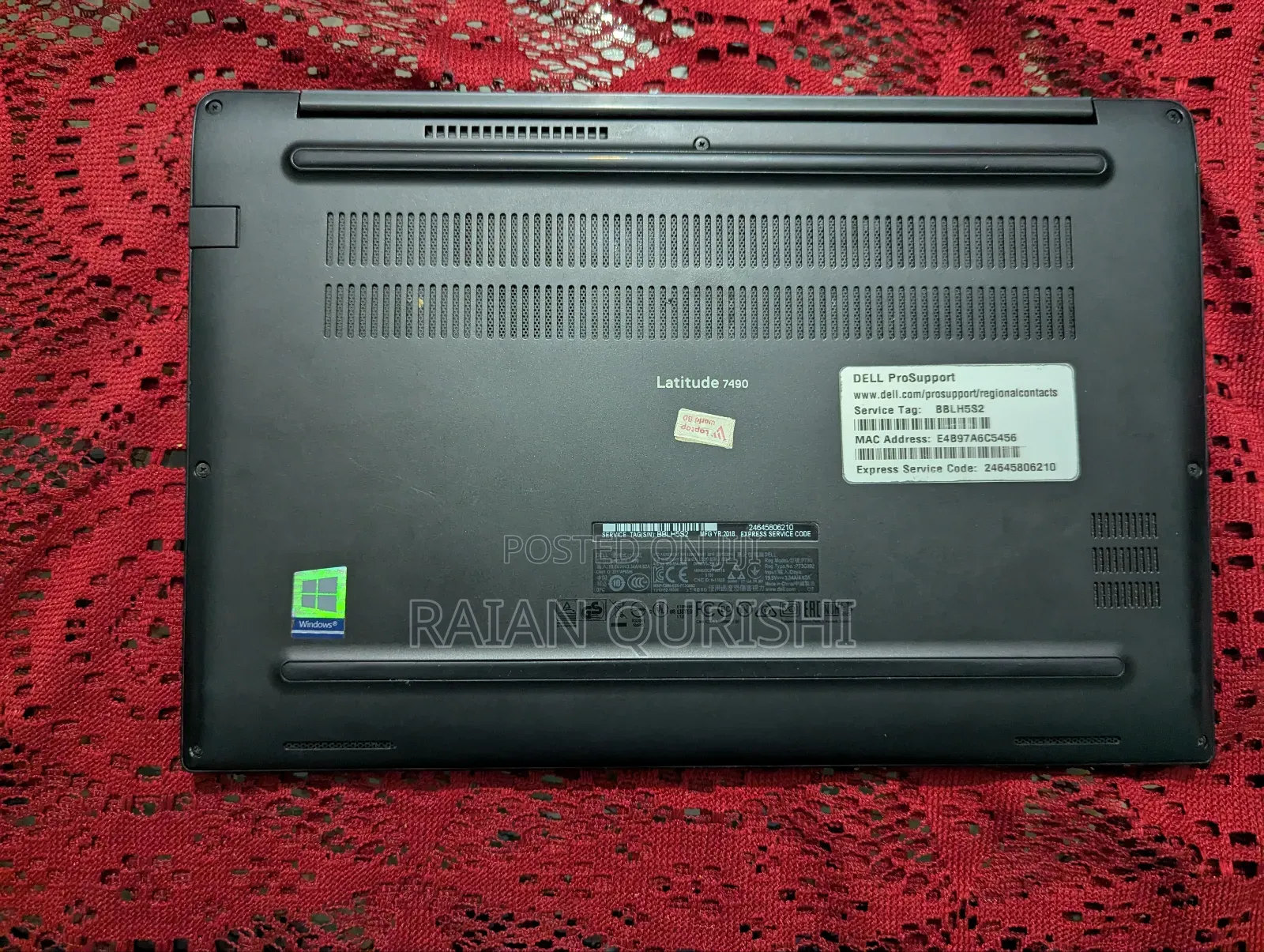 Laptop Dell Latitude 7490 8GB Intel Core I5 SSD 256GB