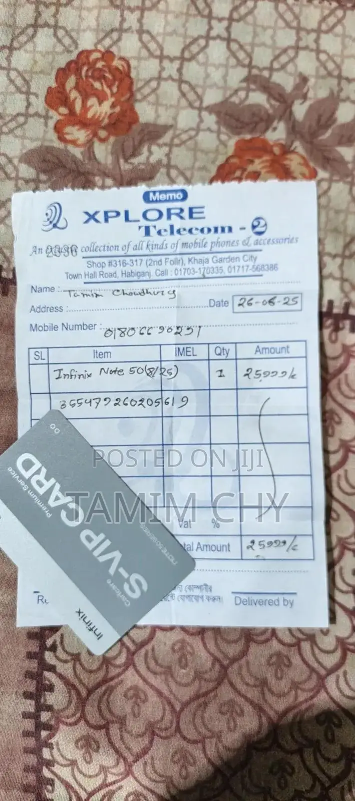 Infinix Note 50 Pro 4G 256 GB Silver