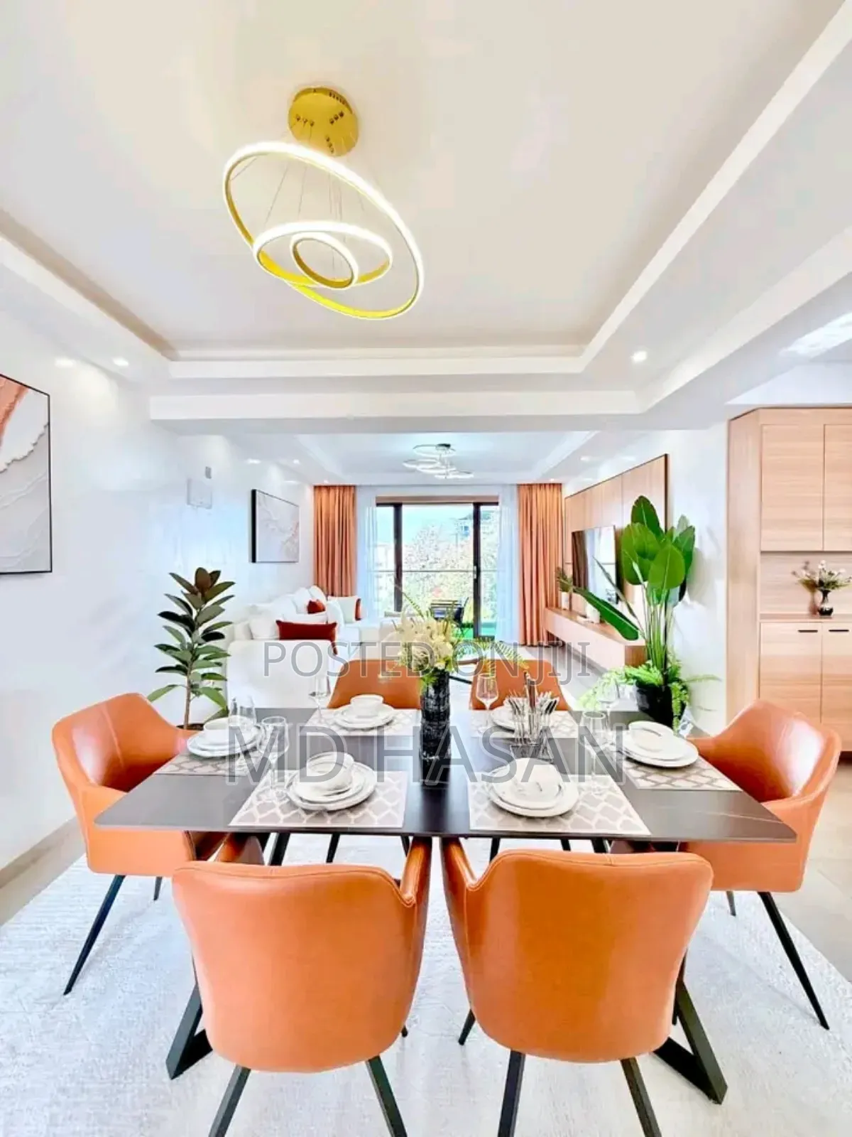 Furnished 3bdrm Apartment in Furnished Flat Rent for Rent