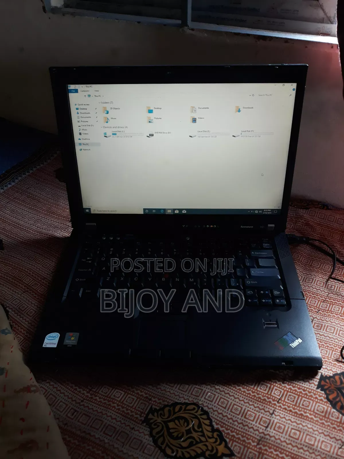 Laptop Lenovo ThinkPad T61 2GB Intel Core 2 Duo SSD 350GB