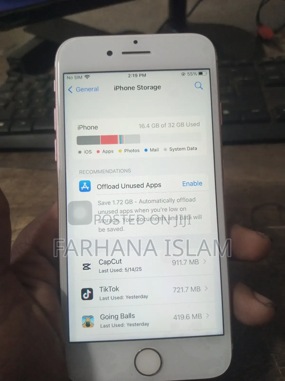 Apple iPhone 7 32 GB Rose Gold