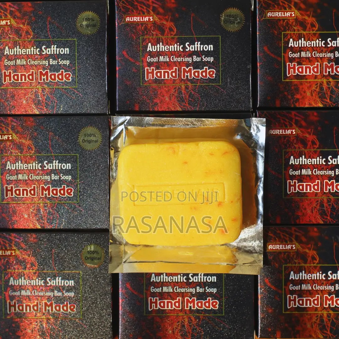 Authentic Saffron Handmade Organic Soap | Natural Glow Skincare