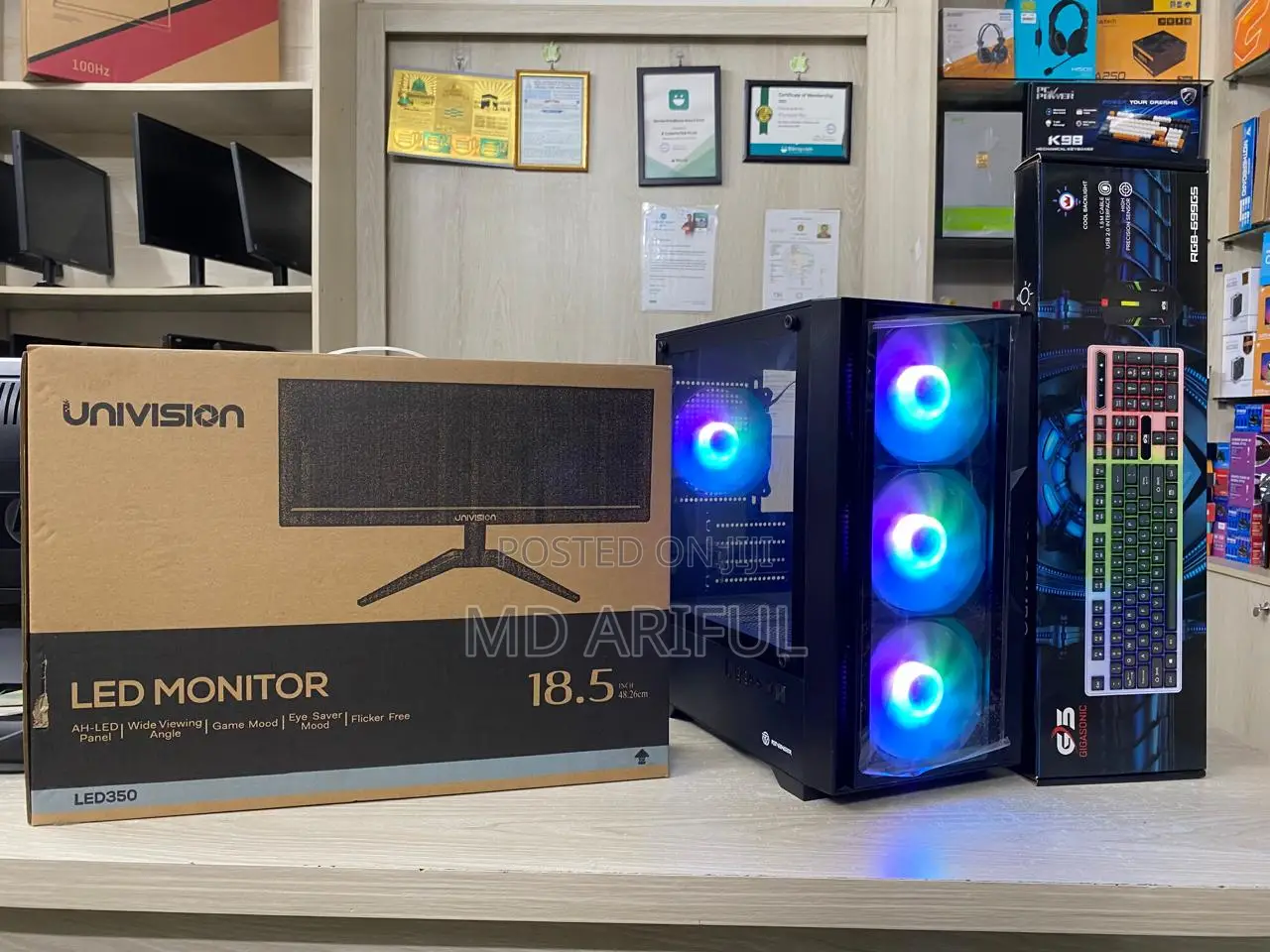 New Desktop Computer 8GB Intel Core I5 SSD 512GB