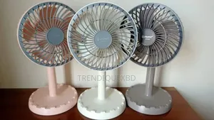 Photo - Portable Rechargeable Folding Fan Jy-2218 – 4000mah Battery