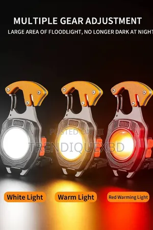 Led Rechargeable Keychain Light – 6 Modes, Multi-Function
