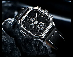 Photo - New Luxury Fashion Leather Belt Wrist-Watche for Men