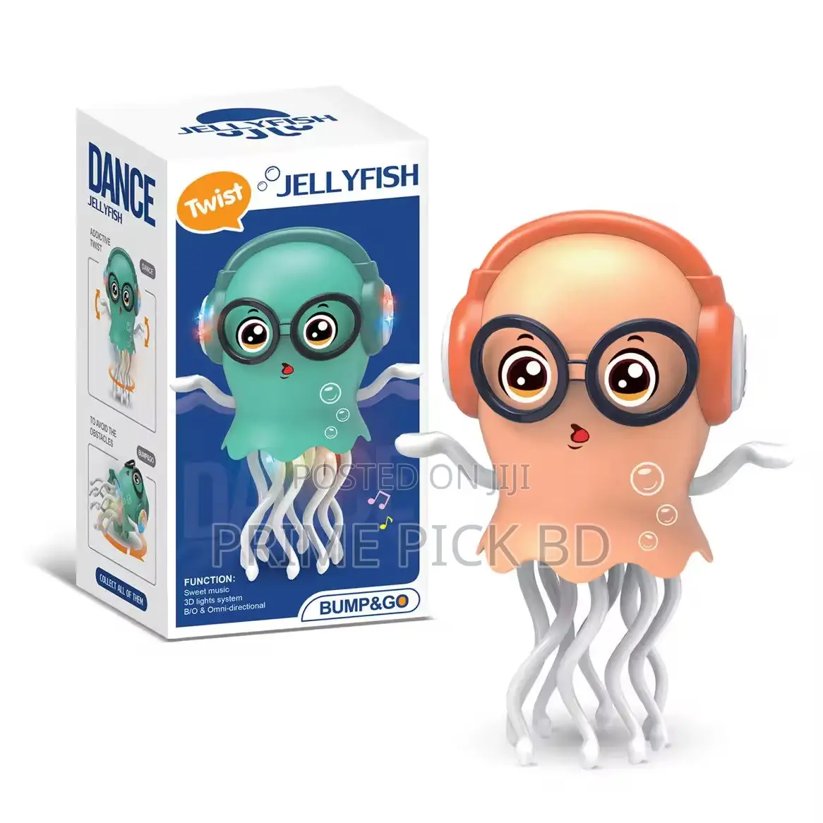 Magical Dancing Jellyfish Toy With Music Led Lights