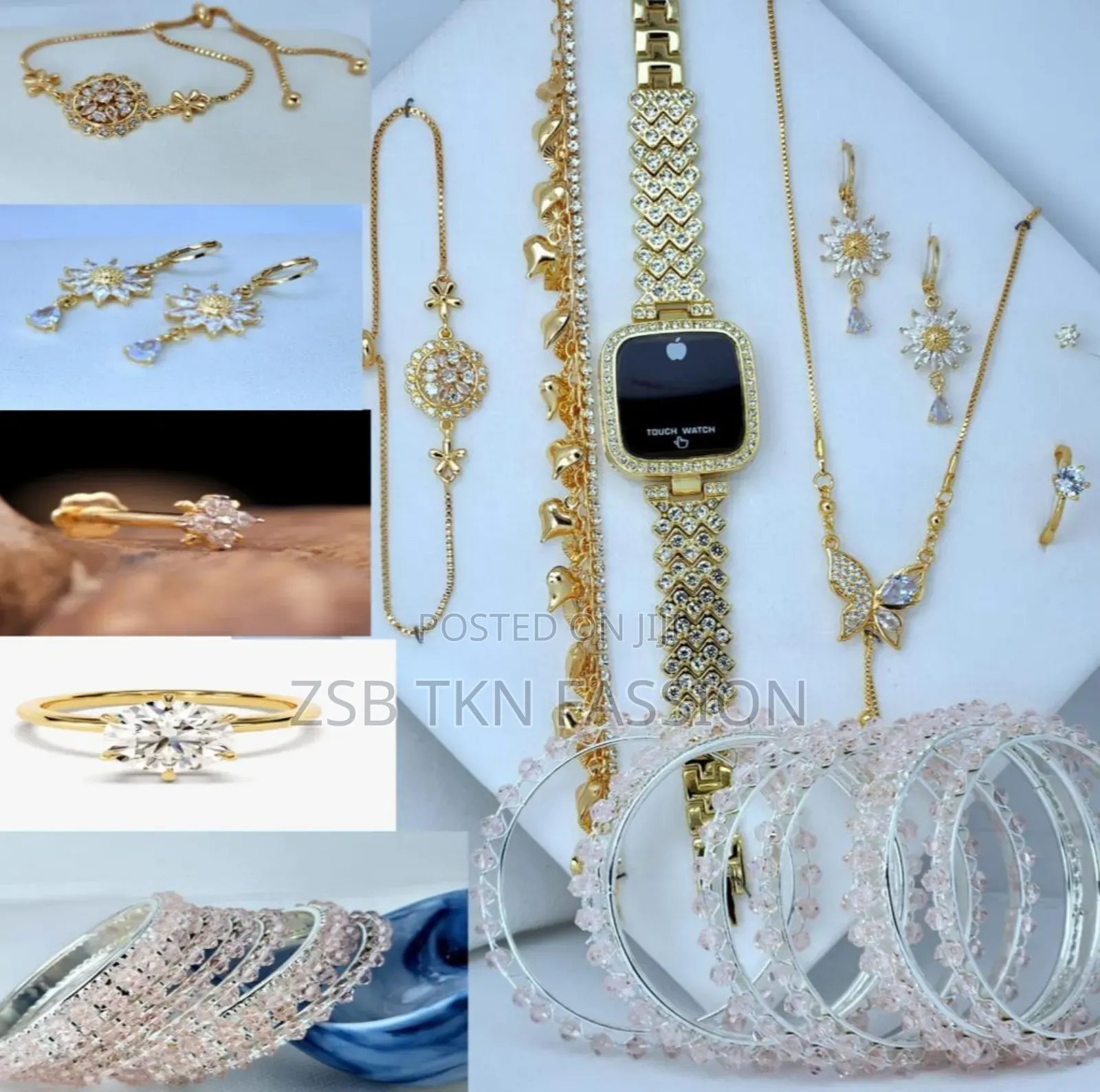 Stylist Women Touch Watch Combo