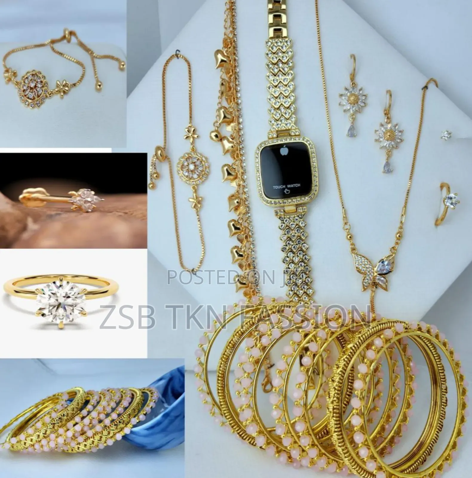 Stylist Women Touch Watch Combo