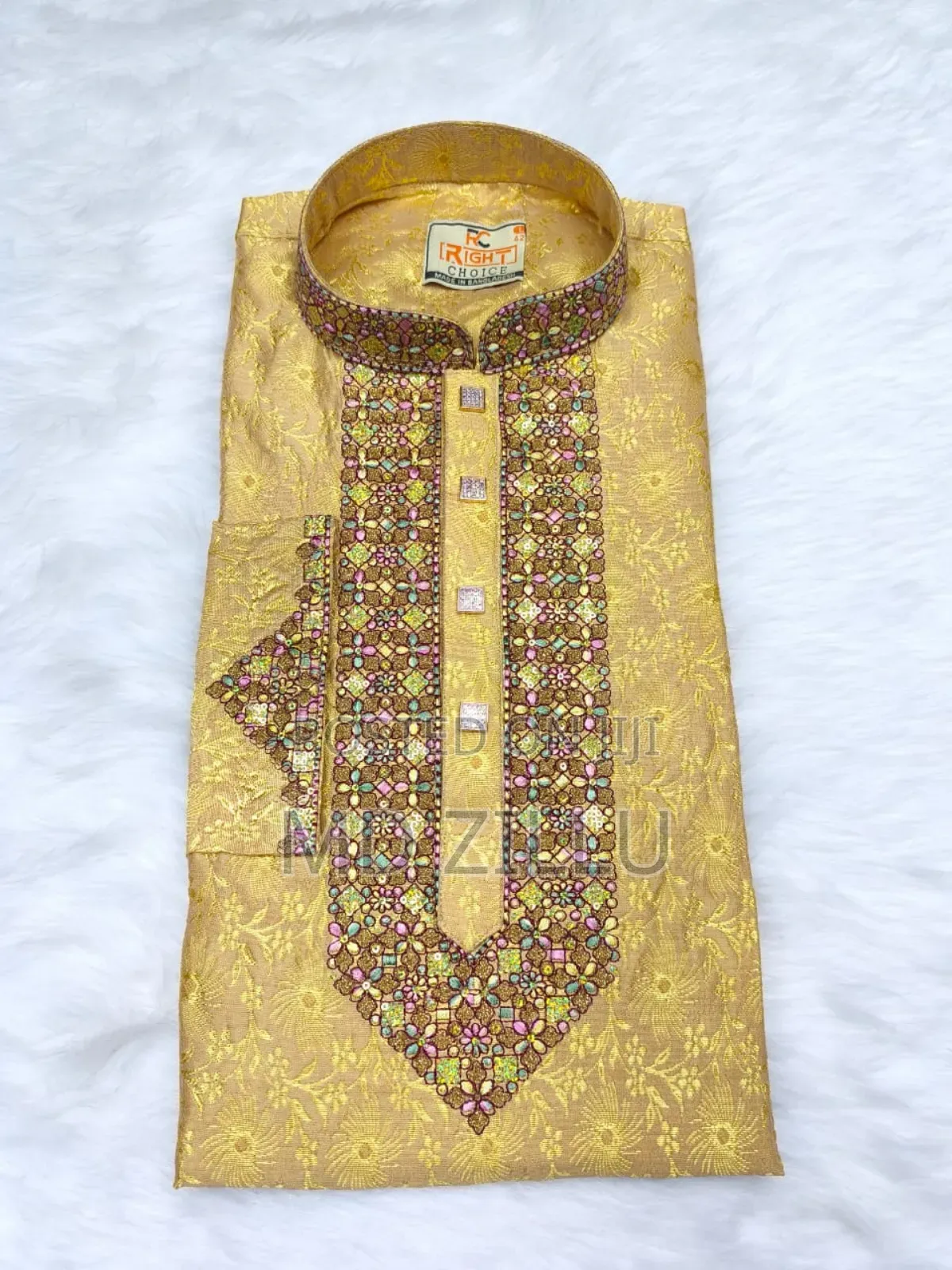 Indian Katan Embroidery Panjabi