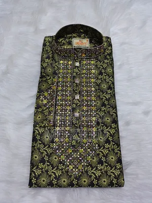 Indian Katan Embroidery Panjabi