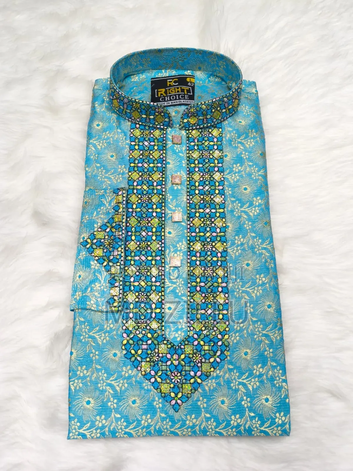 Indian Katan Embroidery Panjabi