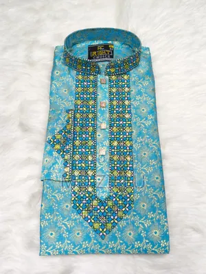 Indian Katan Embroidery Panjabi