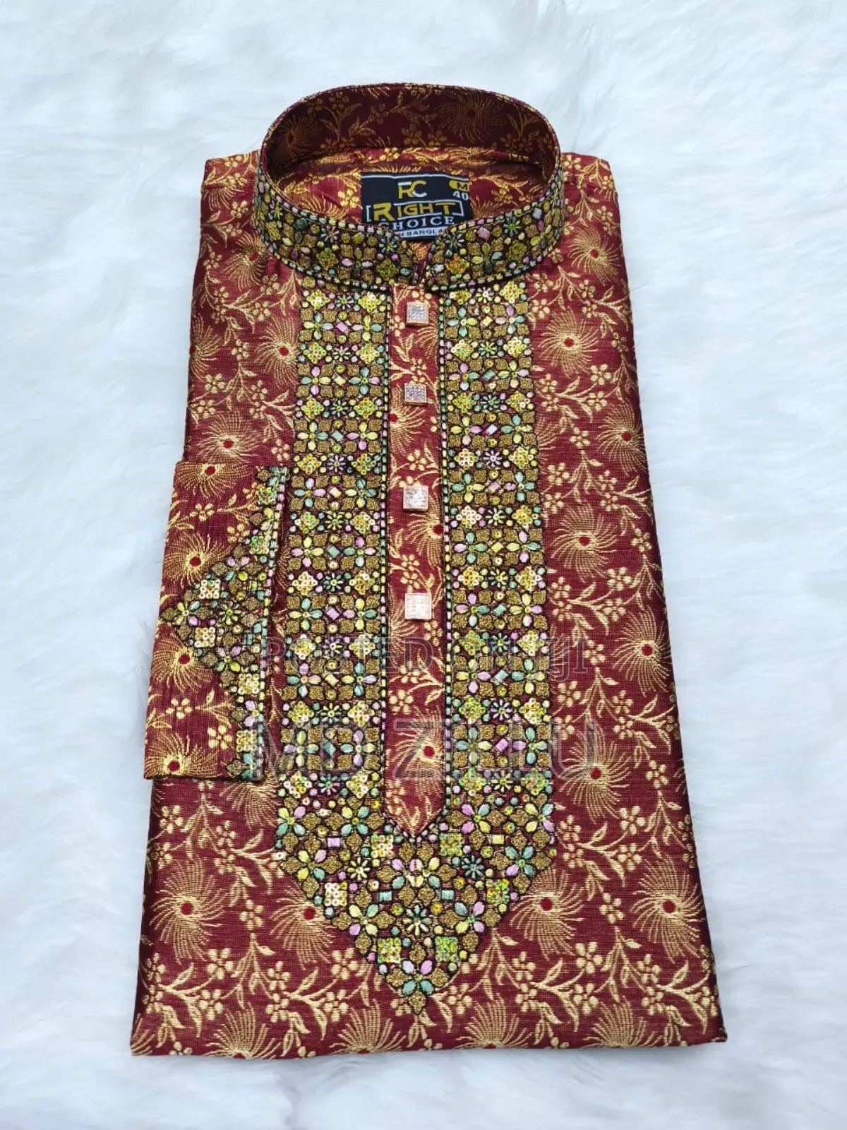 Indian Katan Embroidery Panjabi