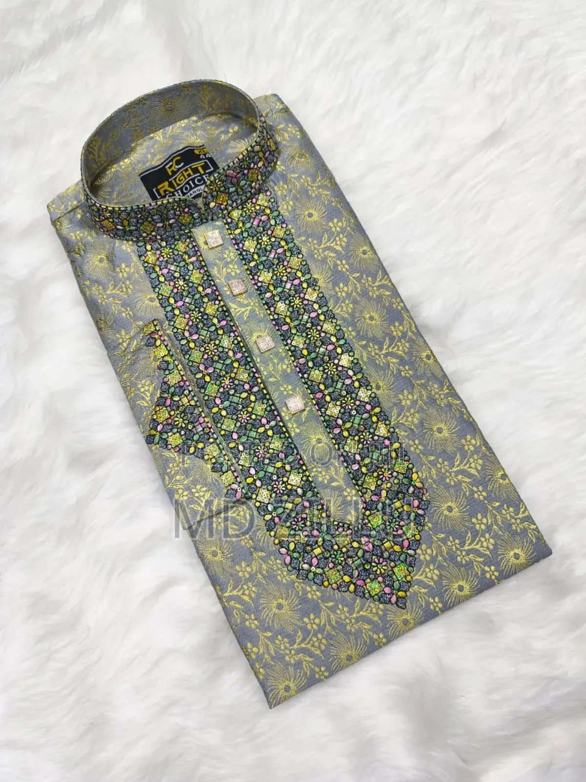 Indian Katan Embroidery Panjabi