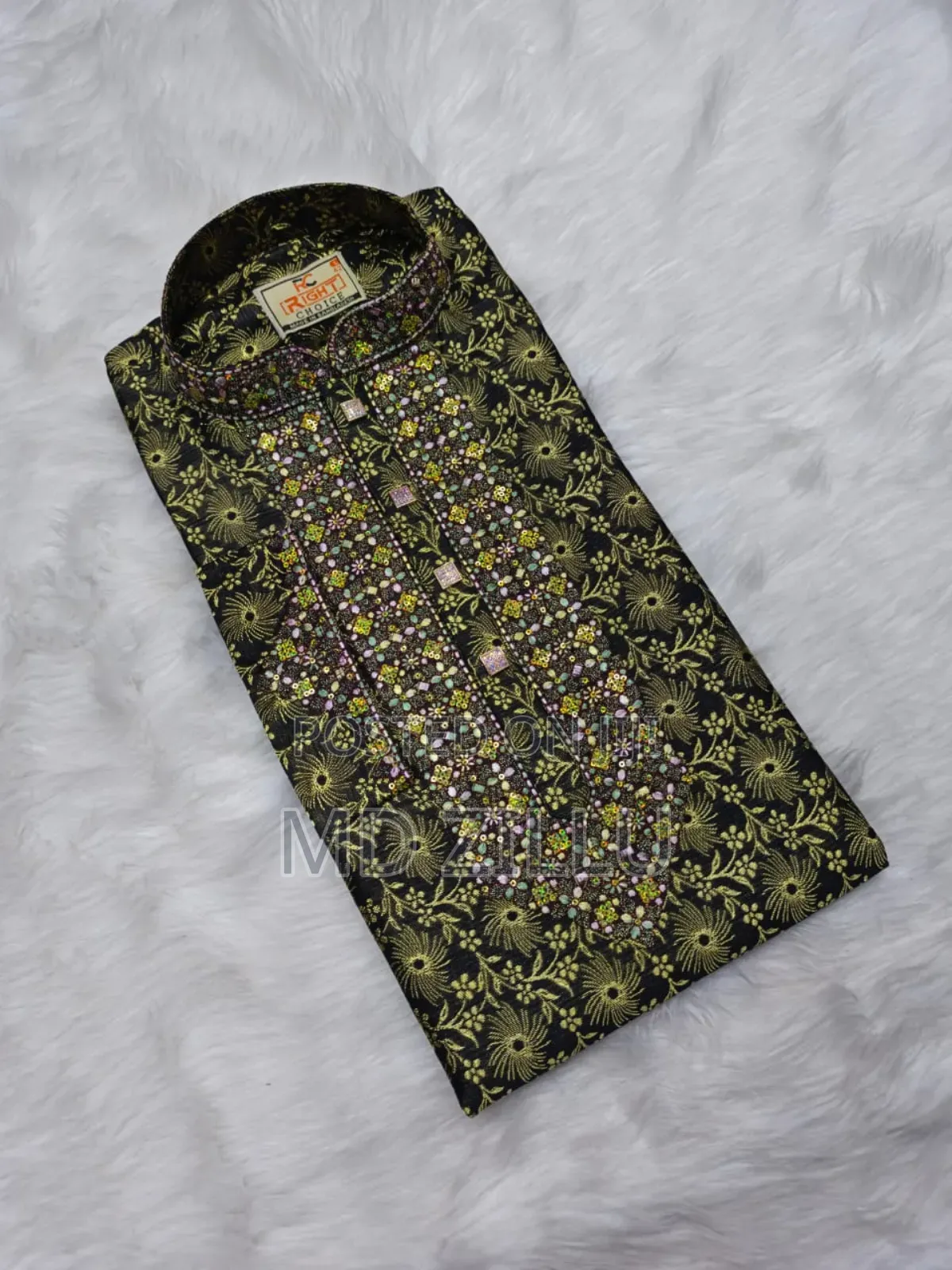 Indian Katan Embroidery Panjabi