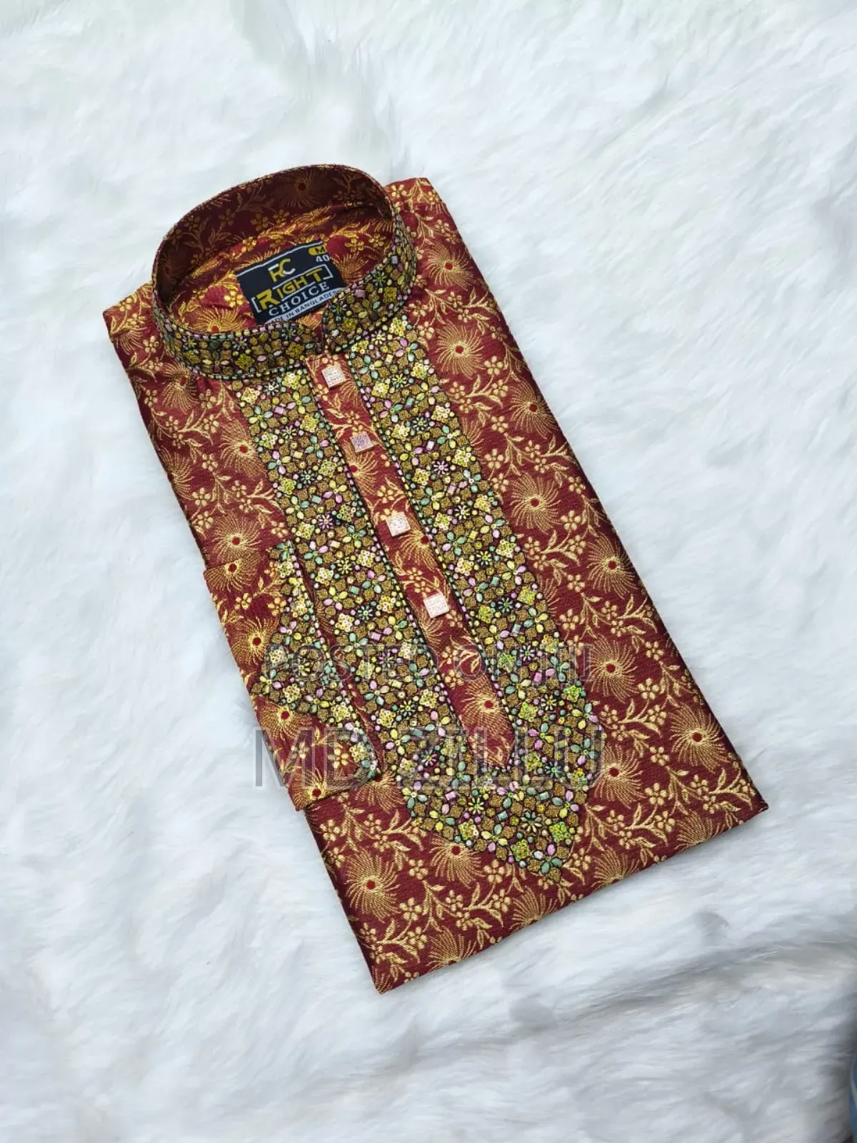 Indian Katan Embroidery Panjabi