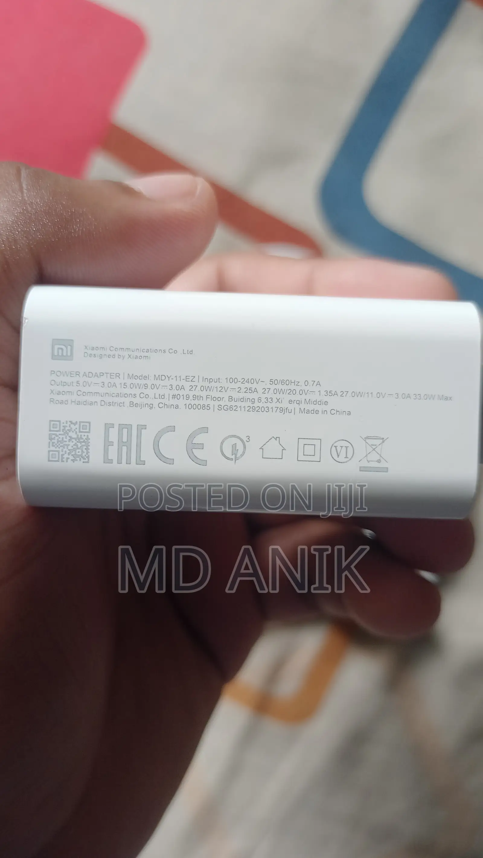 Original Mi 33w Charger