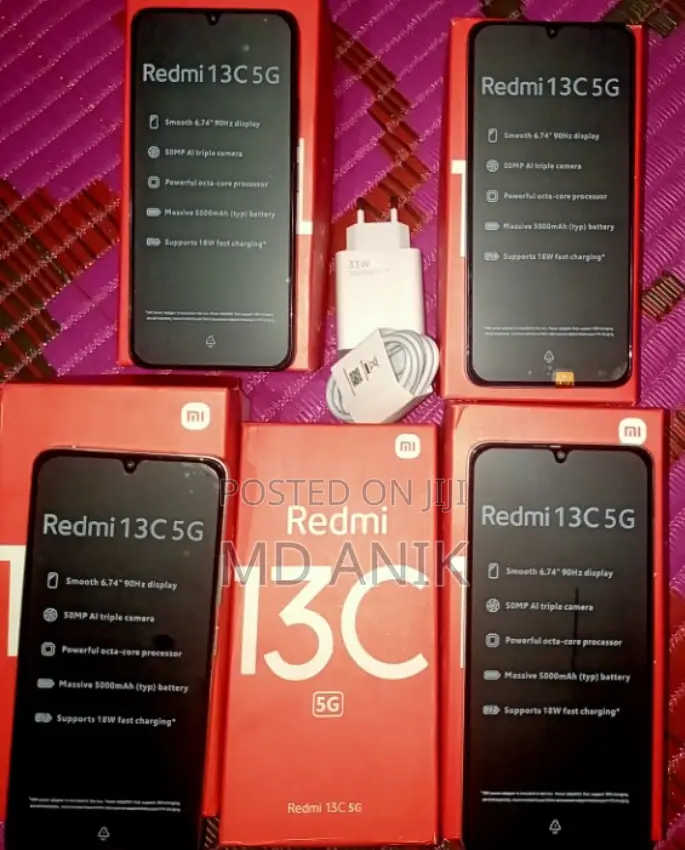 New Xiaomi Redmi 13C 5G 256 GB