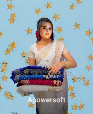 Semi Moslin Sharee With Blouse Piece New Update