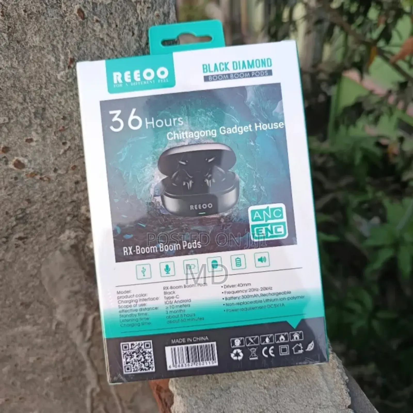 নতুন আসলো! Reeoo Black Diamond Boom Boom Pods