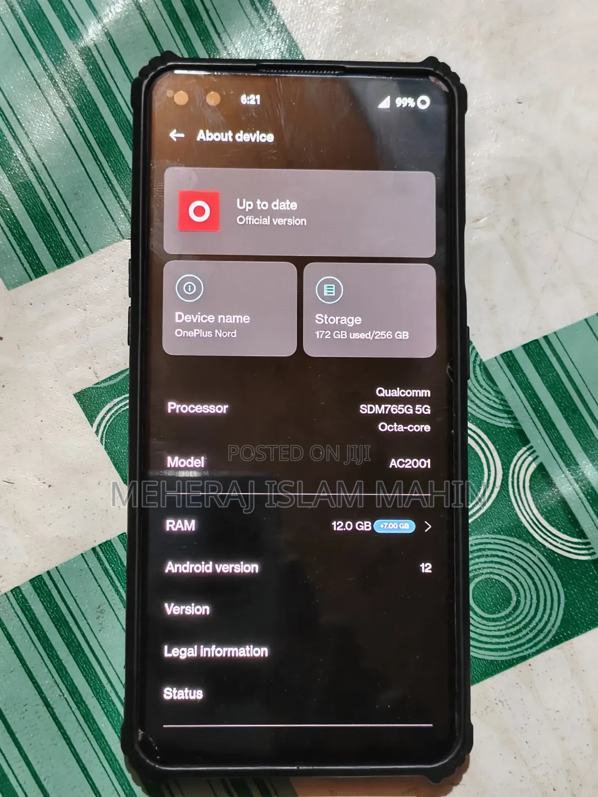 OnePlus Nord 256 GB Blue
