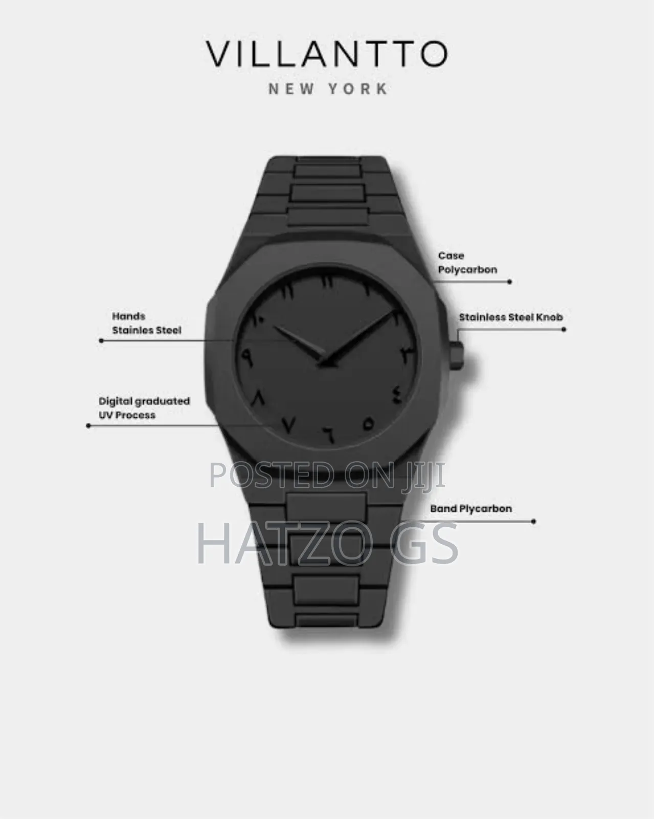 Arabic Aura Wristwatch – Premium Edition