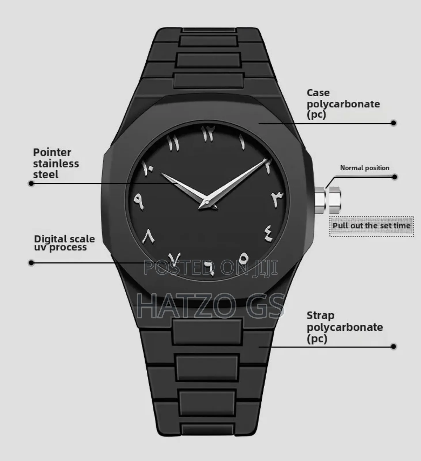 Arabic Aura Wristwatch – Premium Edition