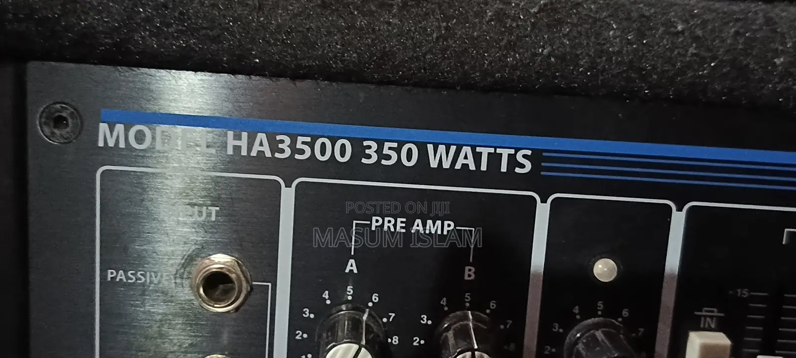 Hartke Bass Amp Model Ha 3500 . Watts : 350 .