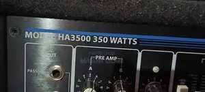 Hartke Bass Amp Model Ha 3500 . Watts : 350 .