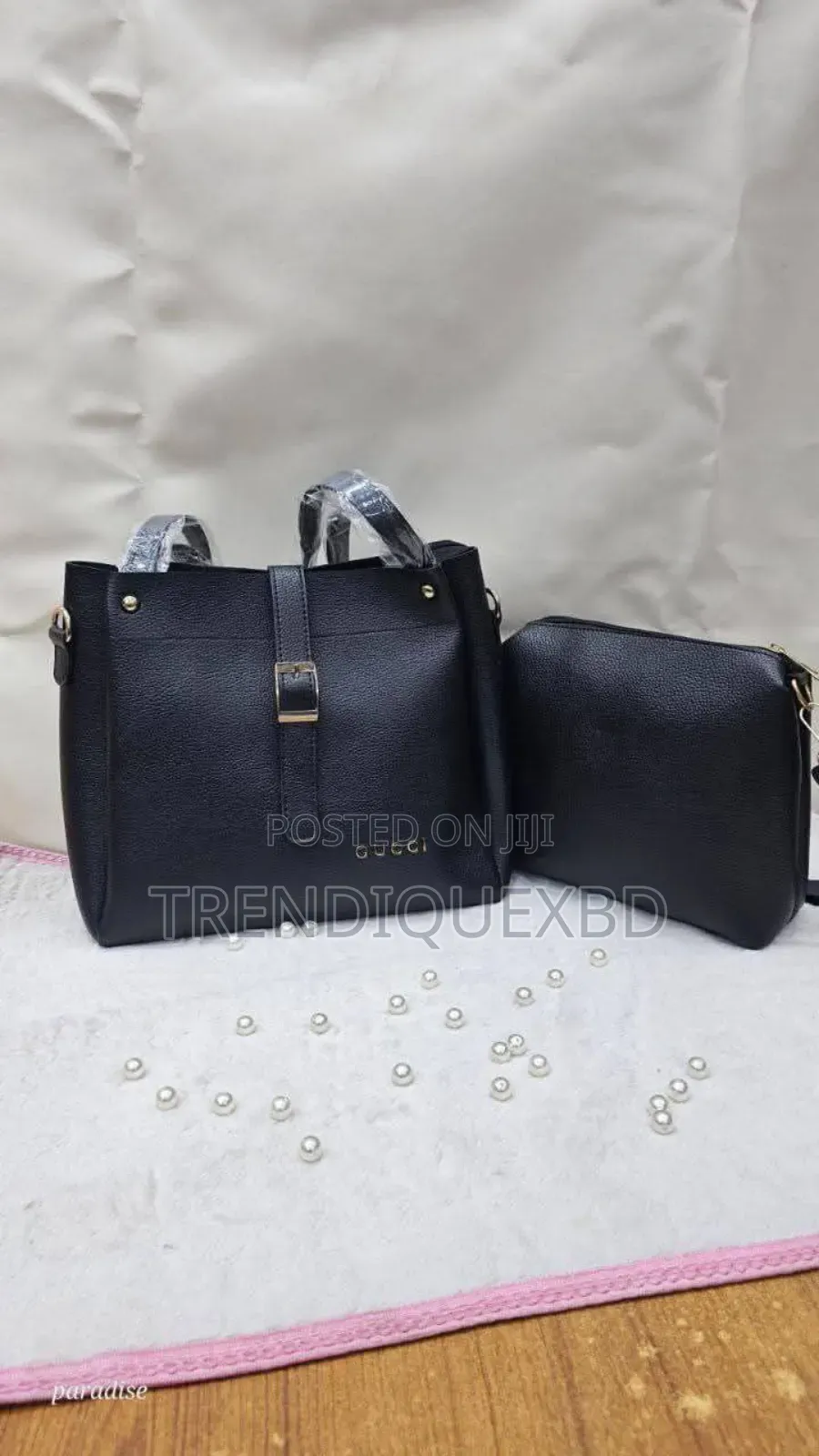 2 in 1 Combo Pu Leather Bag – Stylish Gucci Design + Free Mini Bag