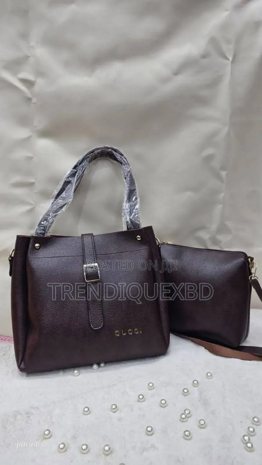 2 in 1 Combo Pu Leather Bag – Stylish Gucci Design + Free Mini Bag