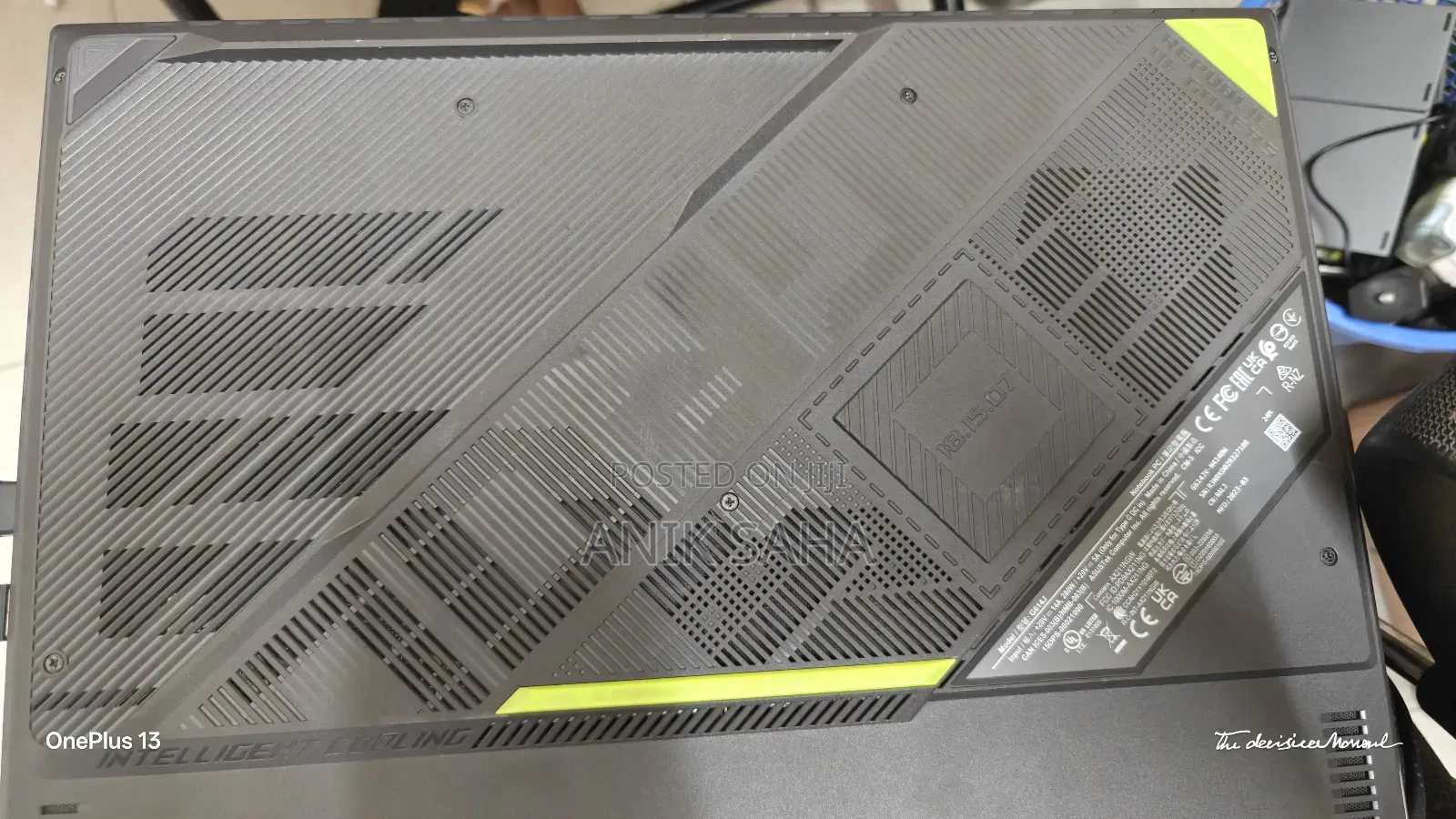 Laptop Asus ROG Strix G16 G614 32GB Intel Core I7 SSD 2T