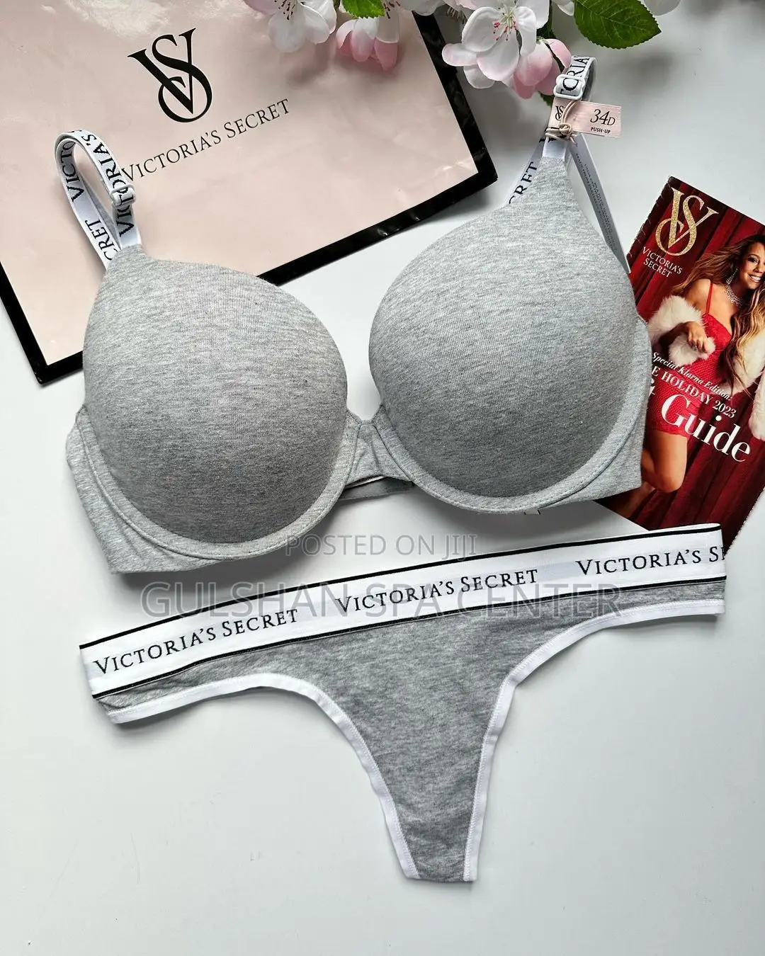 Elegant Gray Bra Panty Set – Perfect for Dhaka Women!