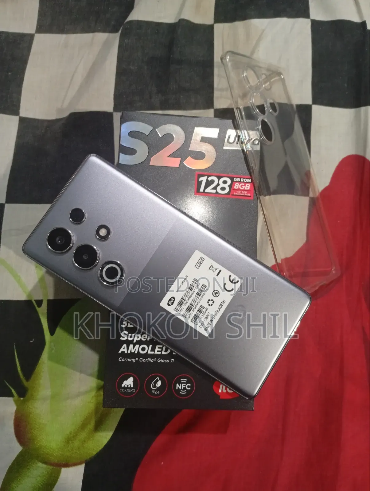 New Itel S25 Ultra 128 GB Silver