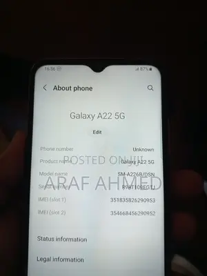 Samsung Galaxy A22 64 GB White
