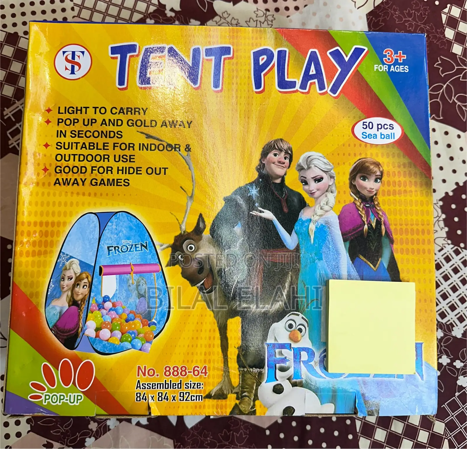 Tent House Play With 50 PCS Balls