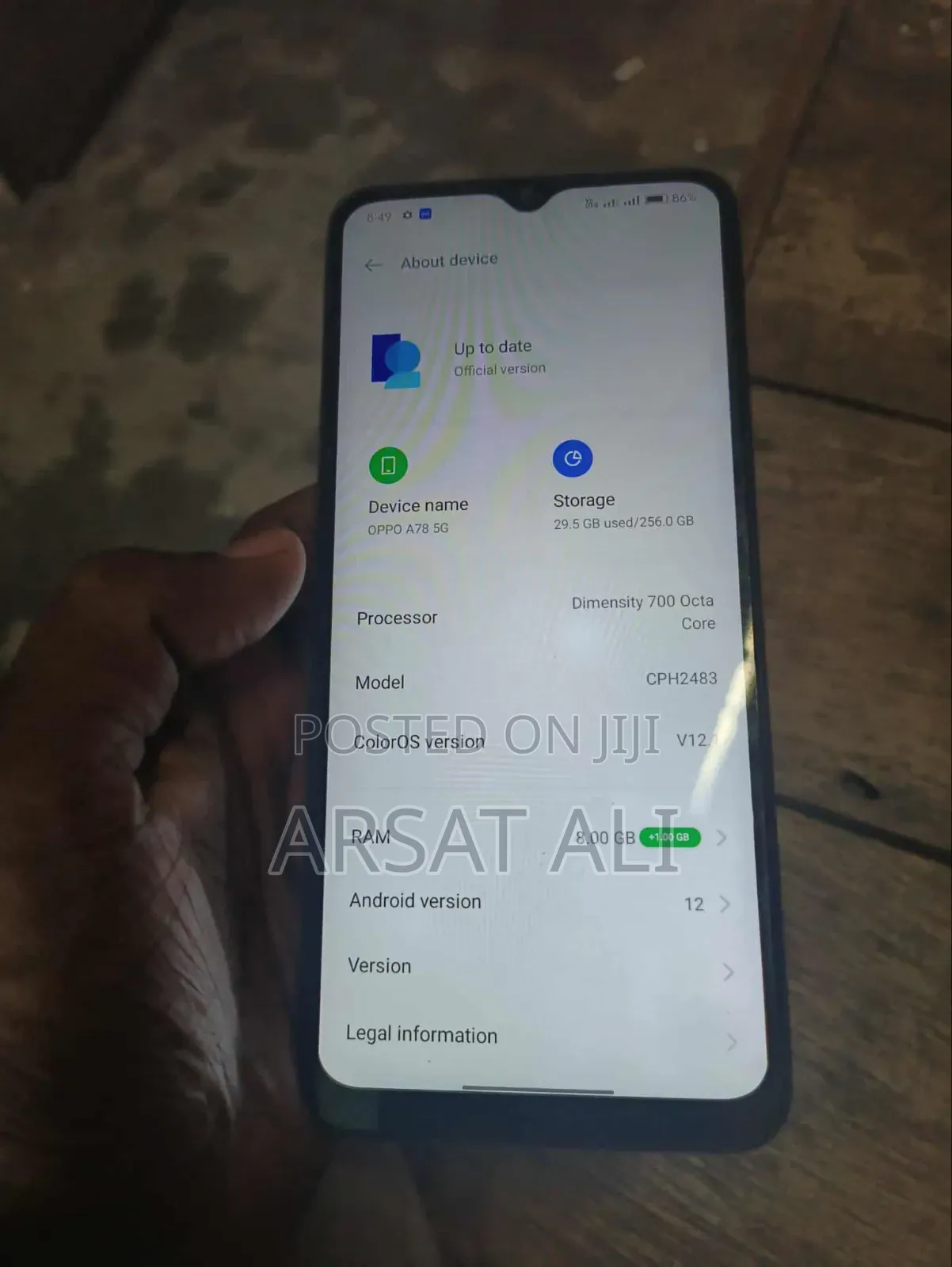 Mobile Phone 256 GB Silver