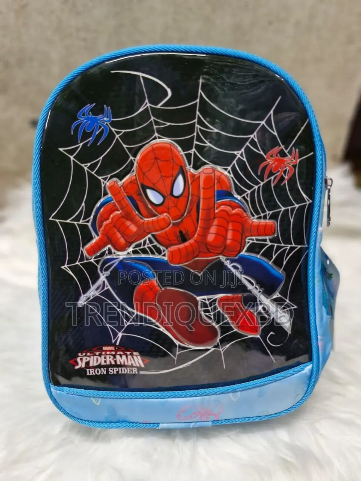 Kidz Cartoon School Bag – 13 Inch, 2 Chamber Pocket, Class 1-2