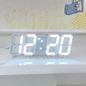 3d Led Digital Alarm Clock – Stylish Multi-Functional