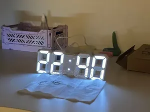 3d Led Digital Alarm Clock – Stylish Multi-Functional
