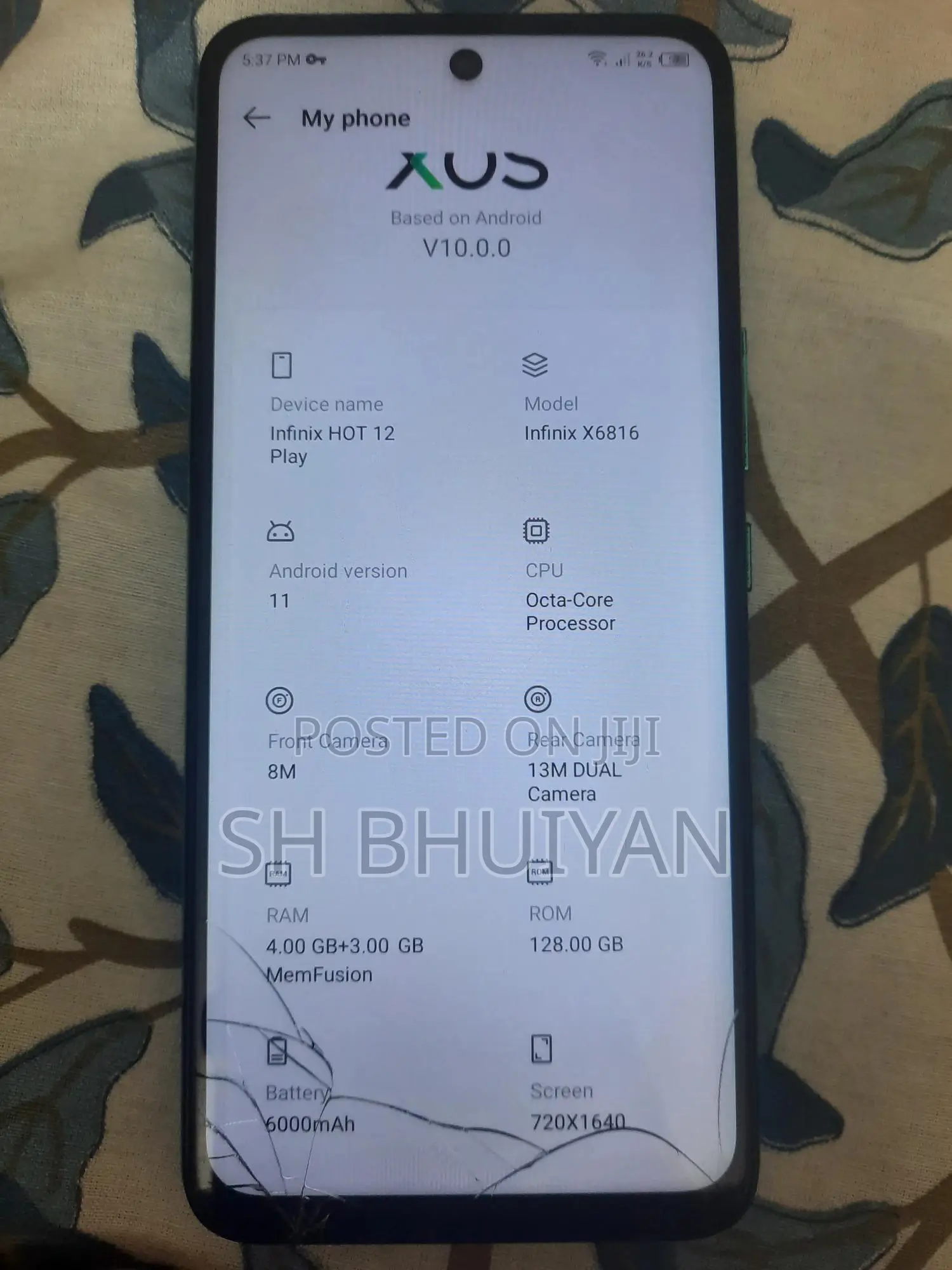 Infinix Hot 12 Play 128 GB Blue