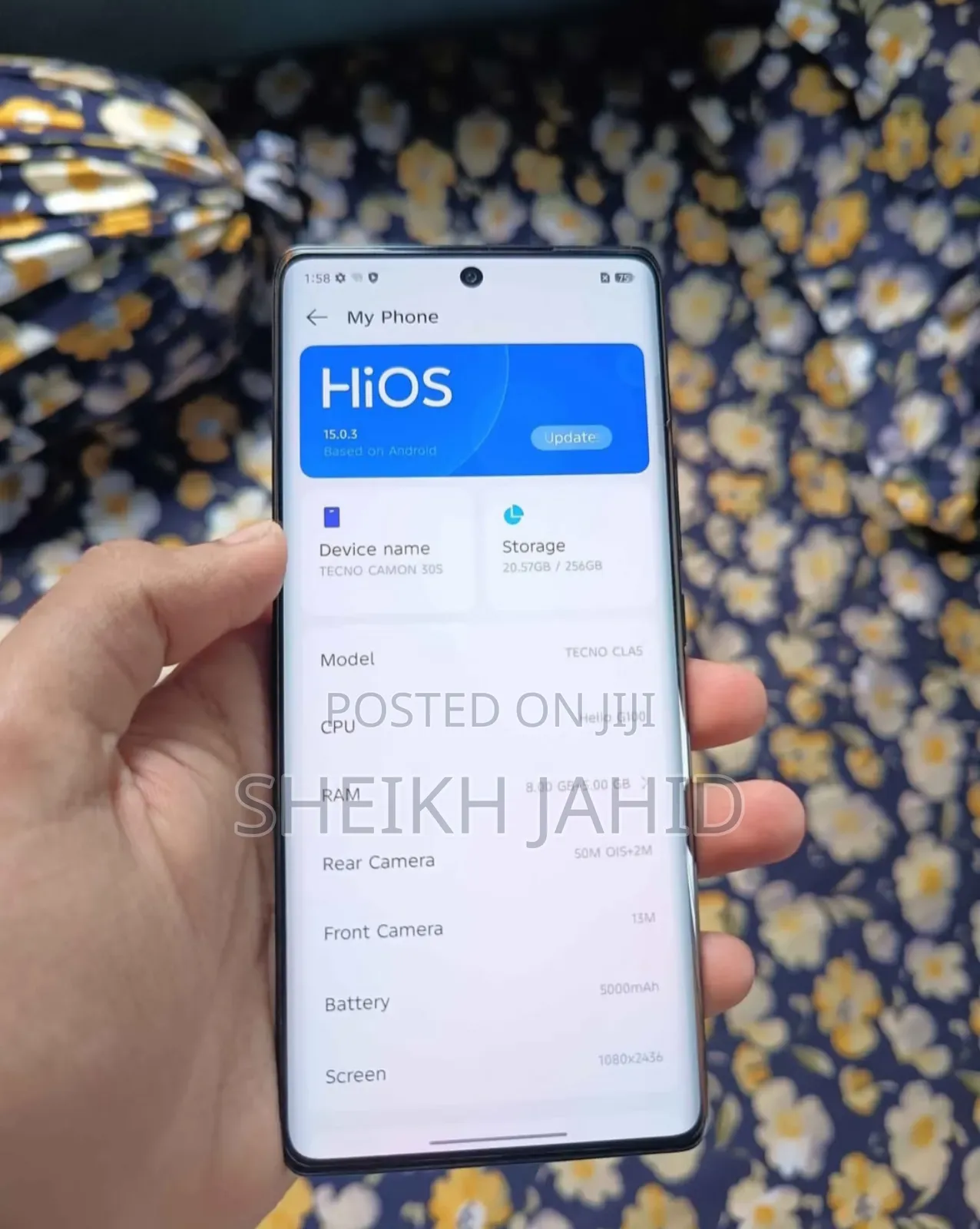 Tecno Camon 30S 256 GB Black