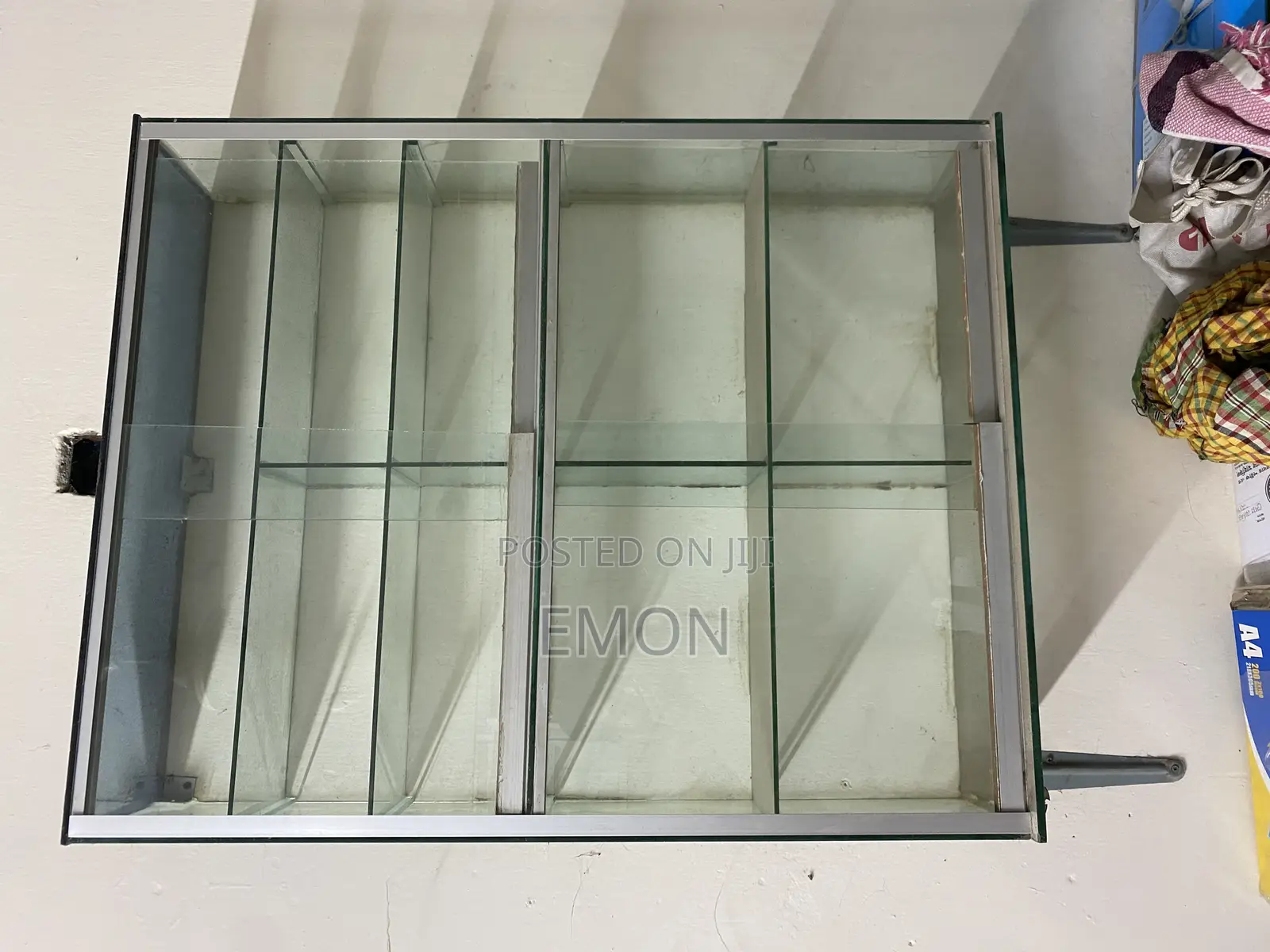 Drawer Glass Cabinet