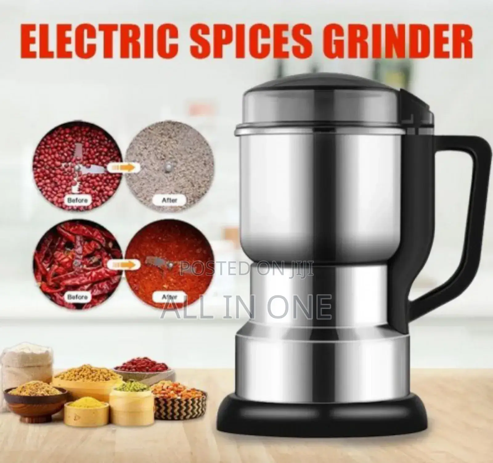 Bajaj Multifunctional Electric Stainless Steel Food Grinder 600w