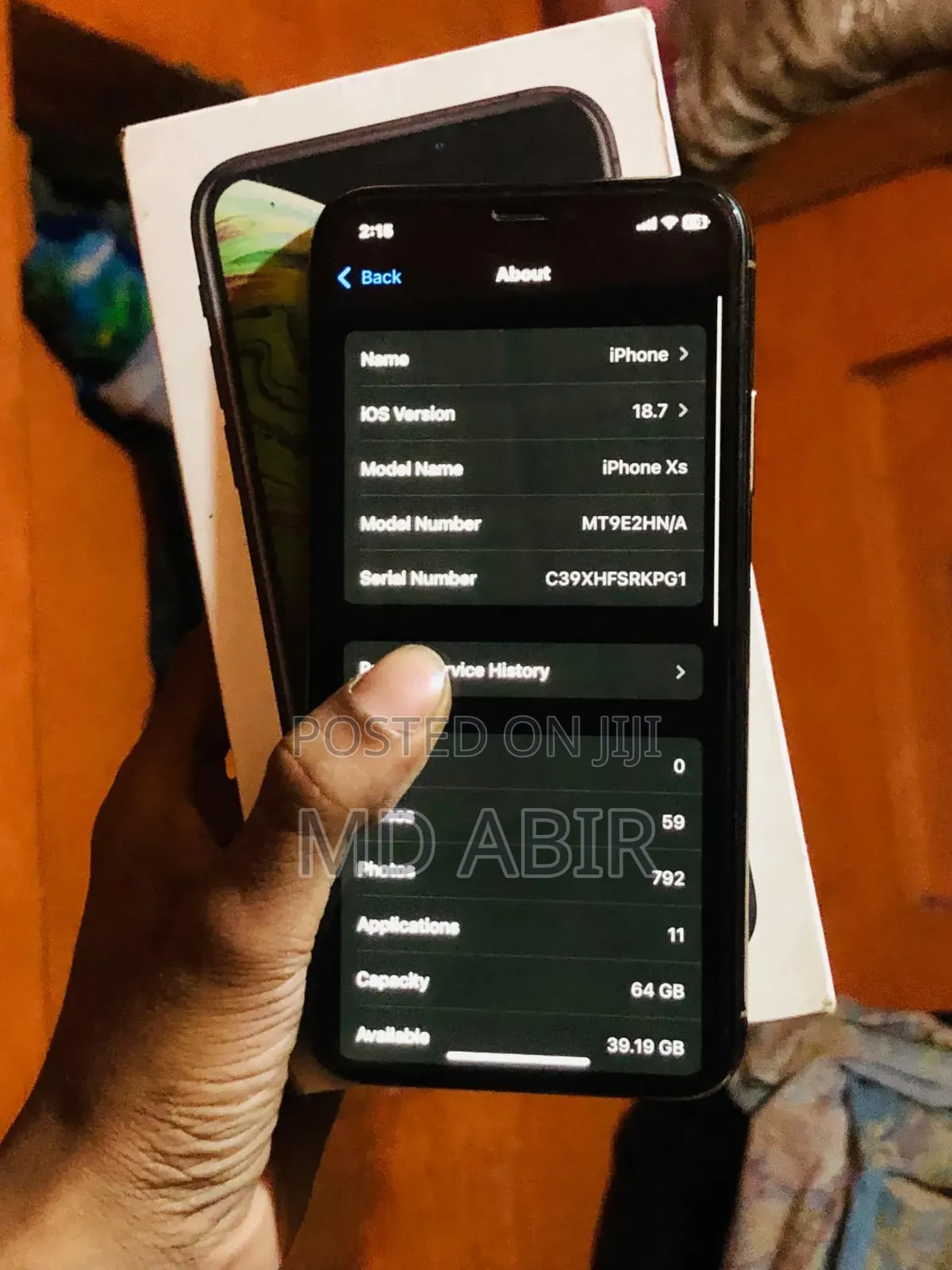 Apple iPhone XS 64 GB Gray