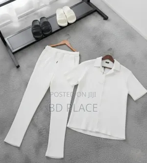 Premium Quality Casual Platted Shirt Pant Set