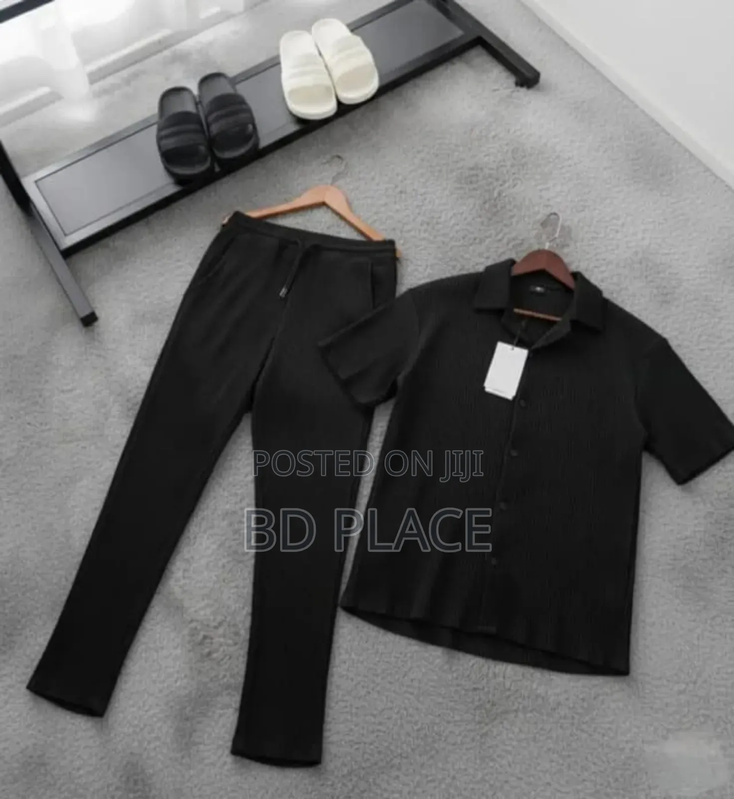 Premium Quality Casual Platted Shirt Pant Set