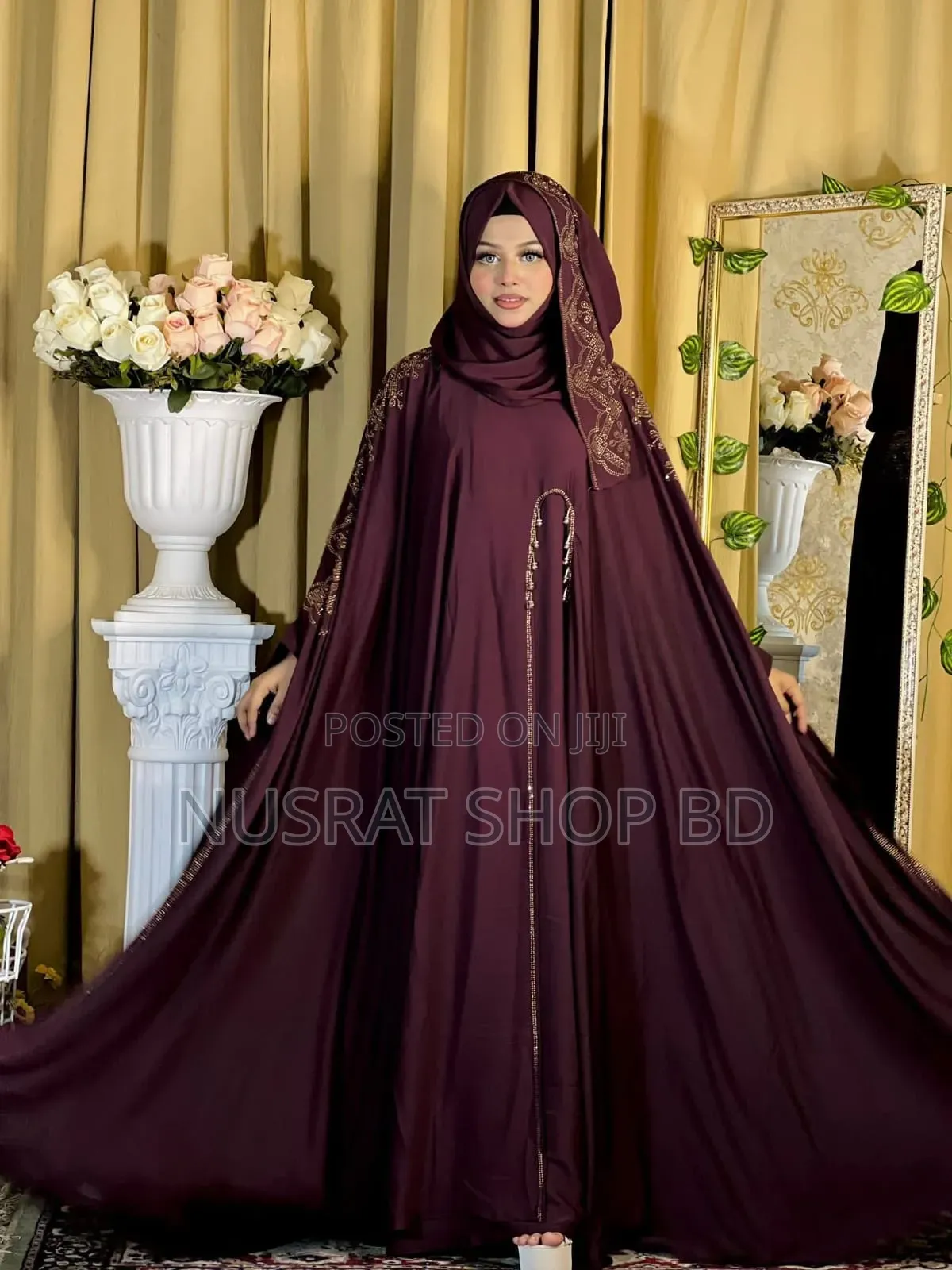 Irani Abaya Borka With Inner+Hijab
