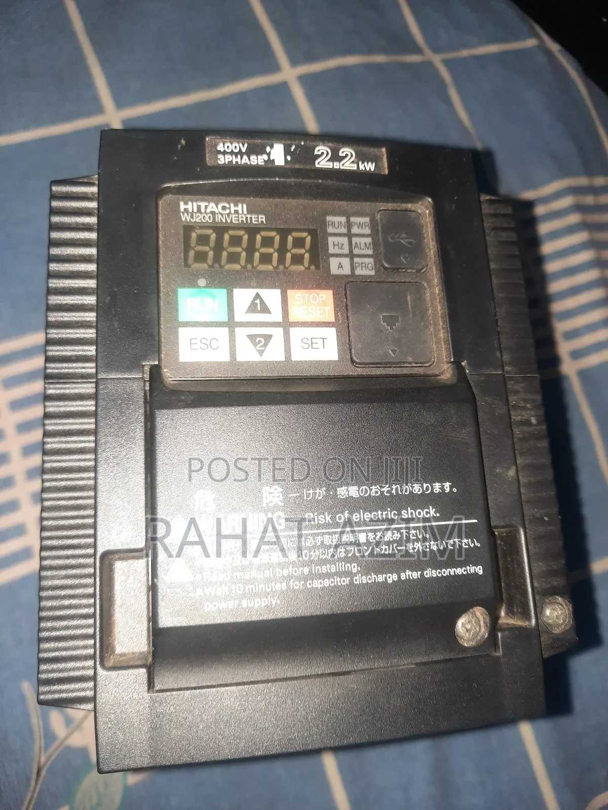 Hitachi Wj200-022hf Inverter. Full Fresh Condition. Someday Use